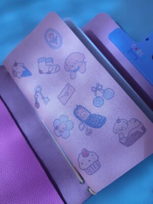Notebook 180 gr Happy (9 x 18 cm)
