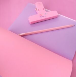 Libreta Bicolor Lila - Rosa 75 gr