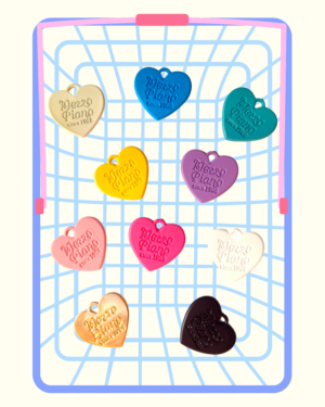 Charms X Dije Corazón de Metal