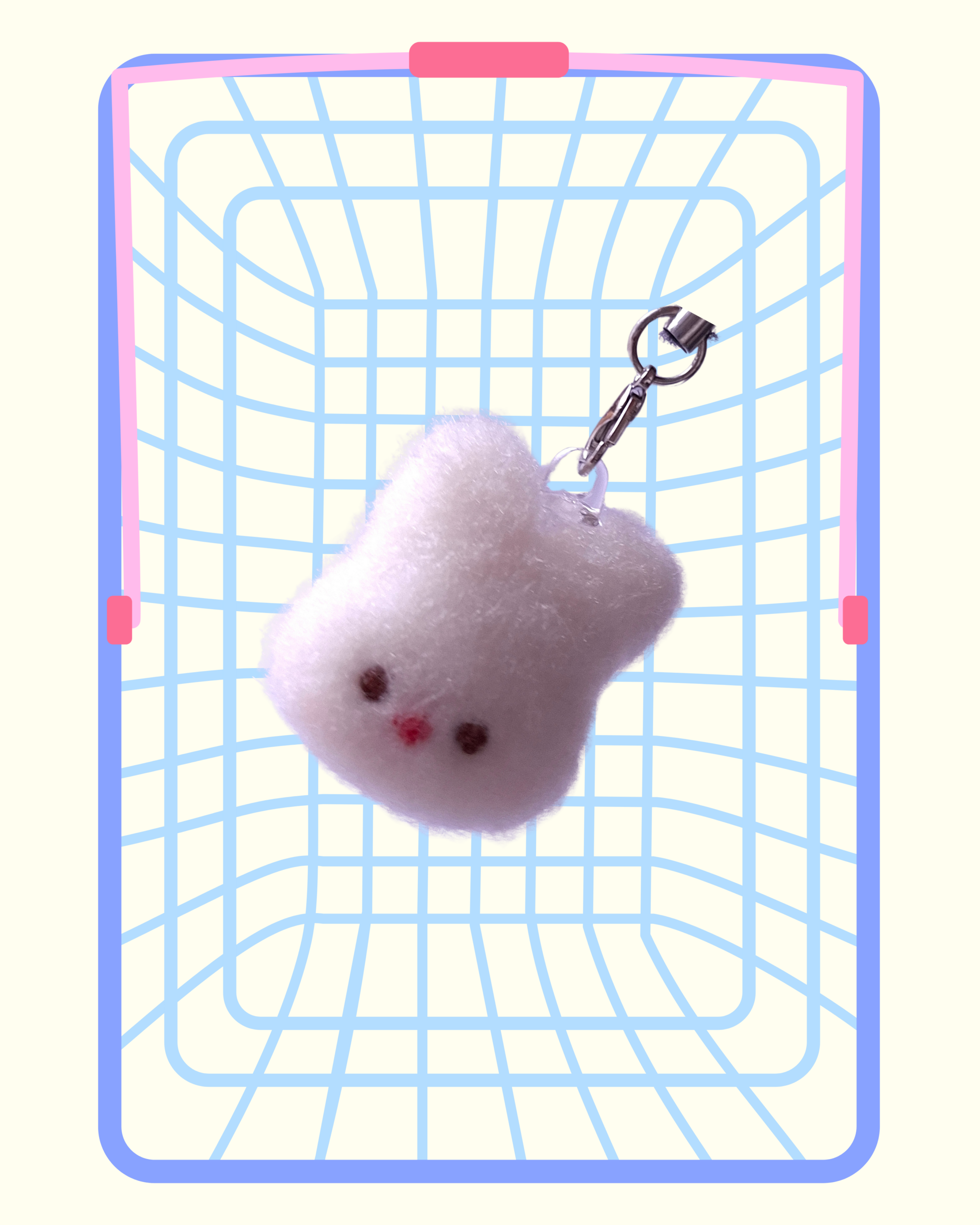 Charms X Dije tu Carita de Conejo de Peluche
