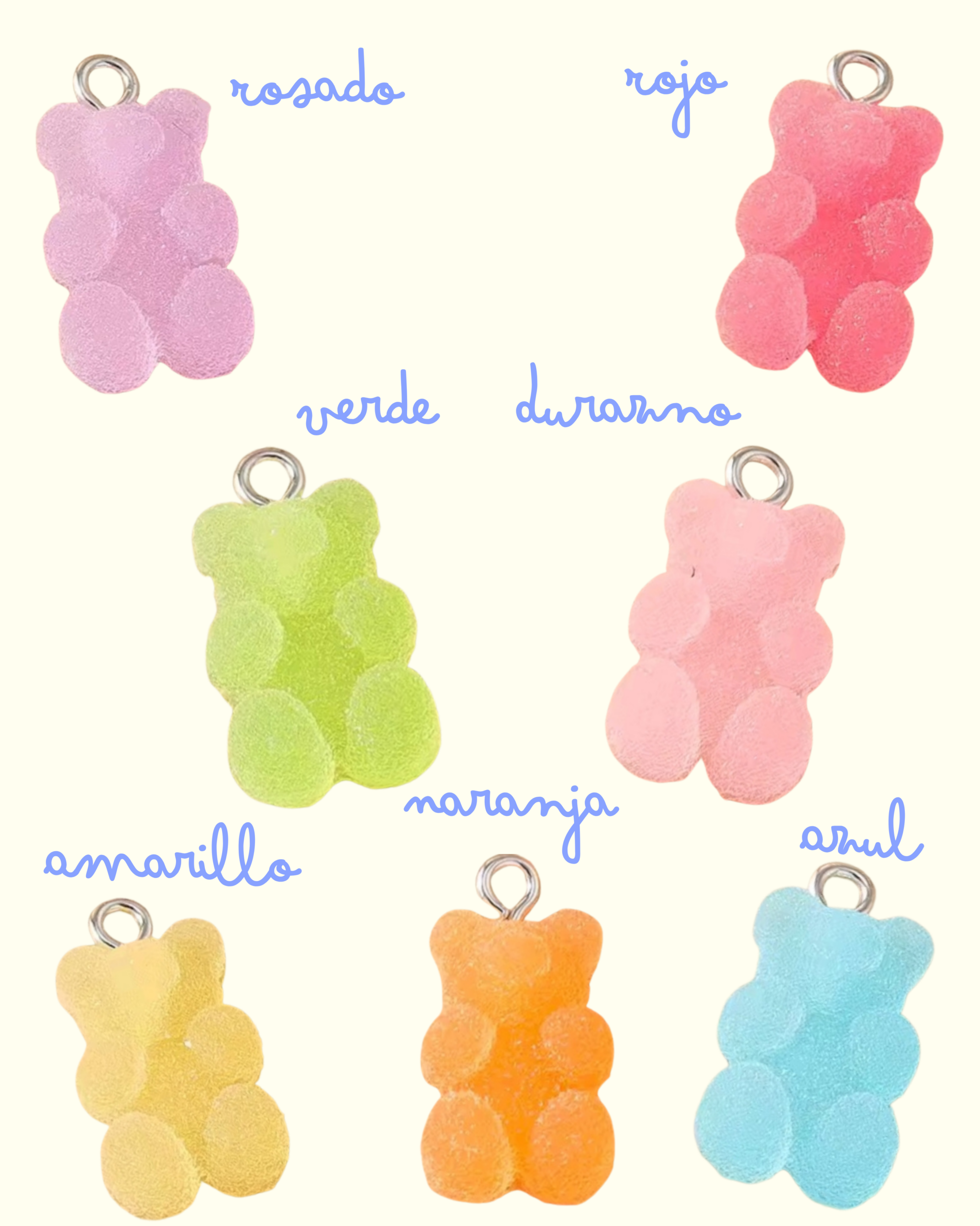Charms X Dije Osito de Goma - Imagen 2