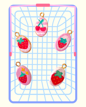 Charms X Dije Cerámica Fruitsy