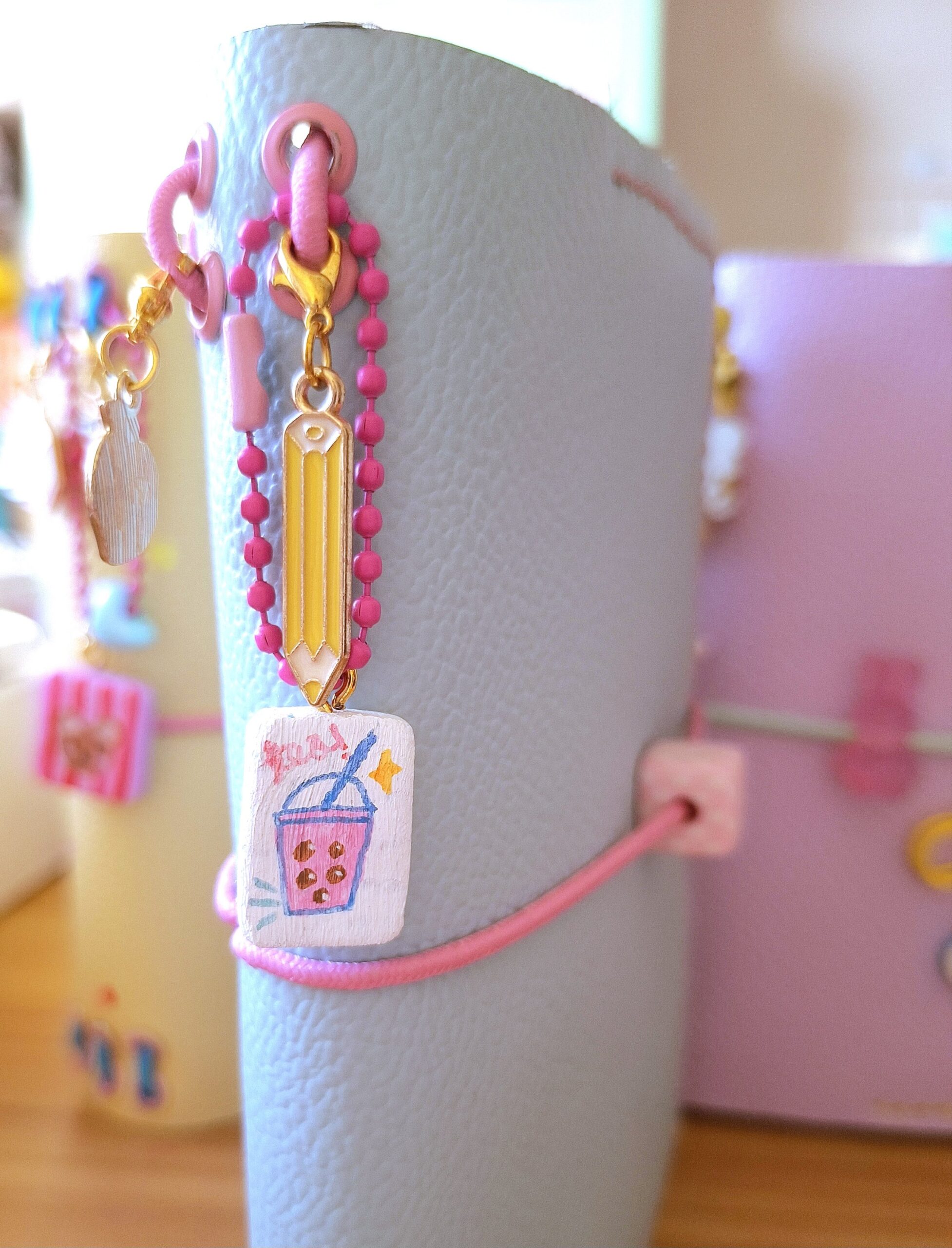 Charms X Dije Cerámica Cuadros - Imagen 3