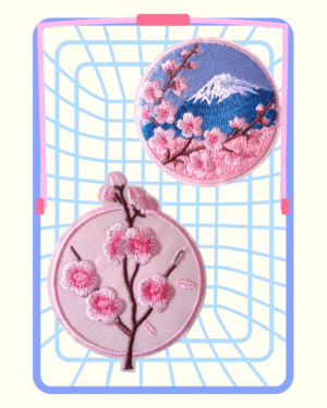 Parche Bordado Sakura